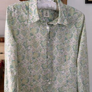 Vintage J. Crew Slim-fit Liberty Print LS Button Down Shirt
